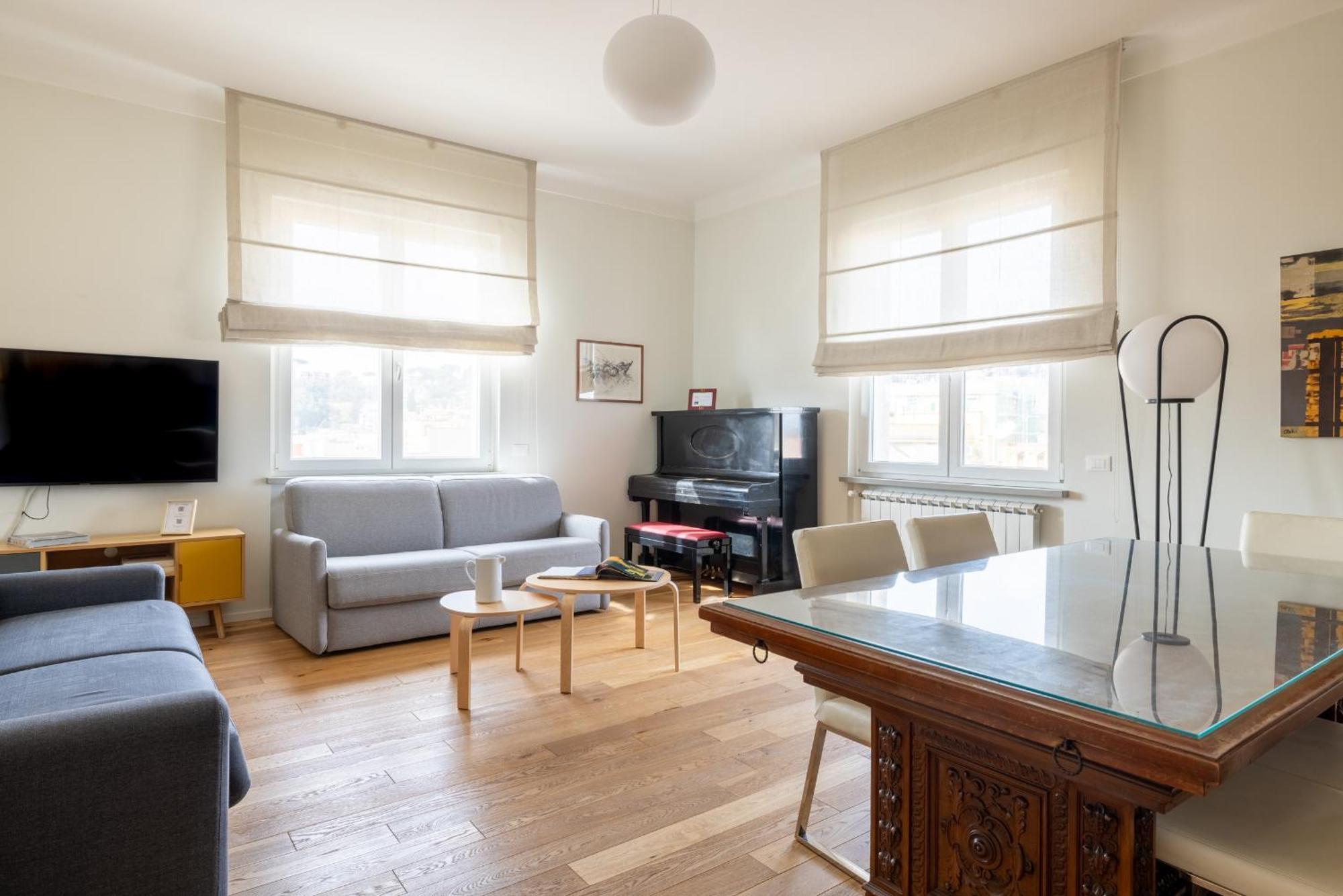רומא Top Floor Apt With Rooftop Terrace Near St. Peter מראה חיצוני תמונה